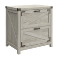 White 2 Drawer Lateral File Cabinet J395044