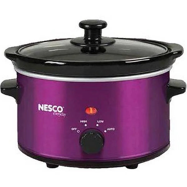 1.5 Qt Slow Cooker Metallic Violet Z47342
