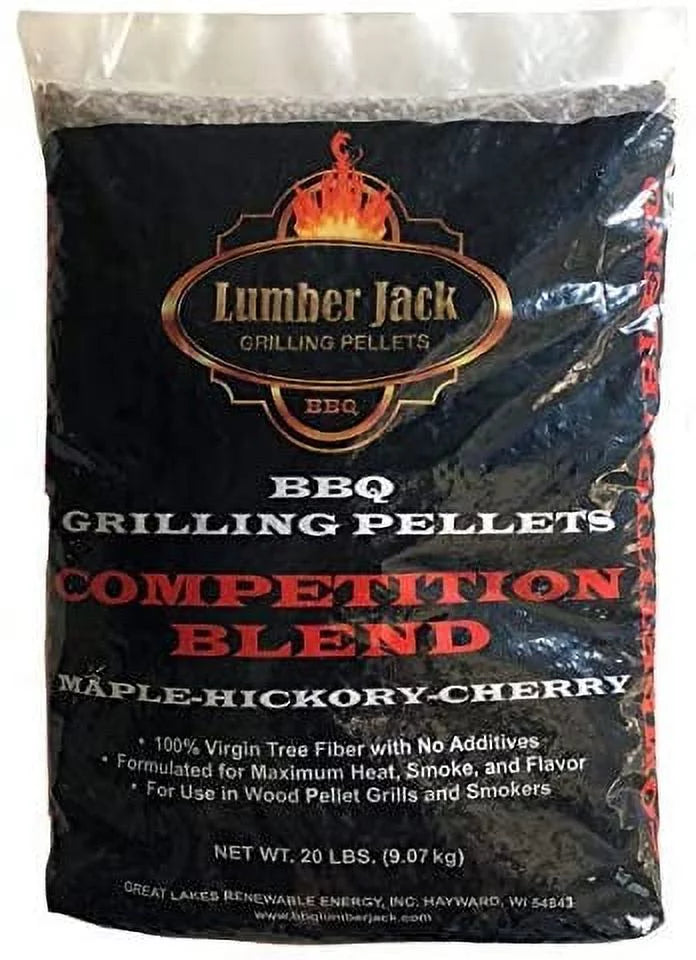 Maple-Hickory-Cherry BBQ Grilling Pellets 20 lbs Q83573