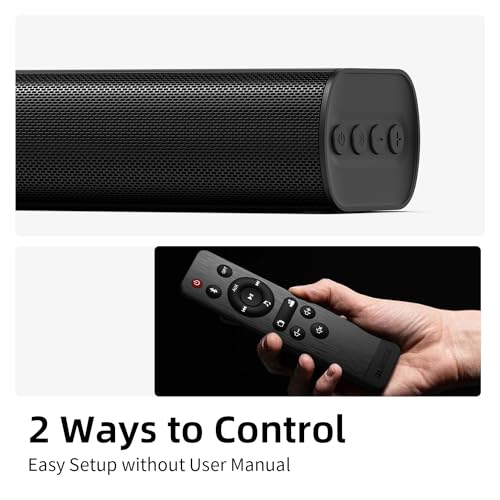 16-inch Bluetooth Sound Bar with Remote Control H958974