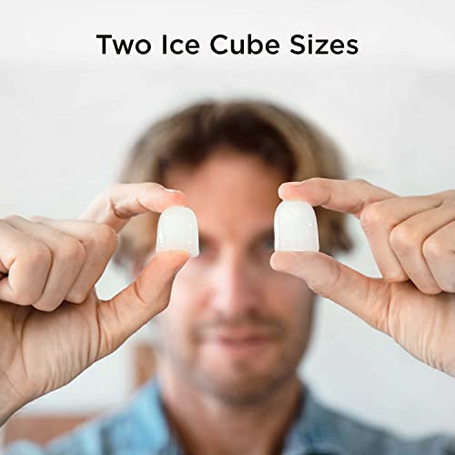 Countertop Ice Maker with 2L Capacity, 26lbs in 24Hrs, 2 Sizes Bullet Ice Q96880
