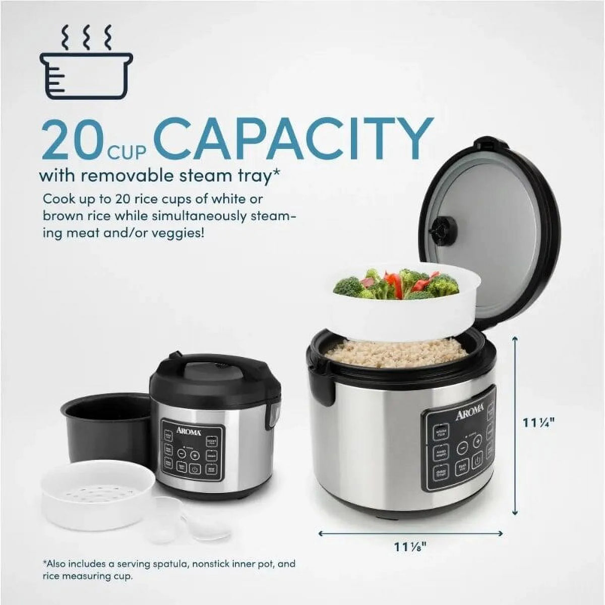 20-Cup Programmable Rice & Grain Cooker and Multi-Cooker H67890