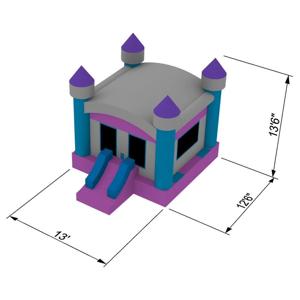 100% PVC Inflatable Bounce House F25087