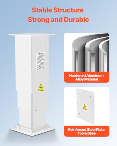 Electric Lifting Column System, 176 lbs Lift Table, Adjustable Desk Column O794659