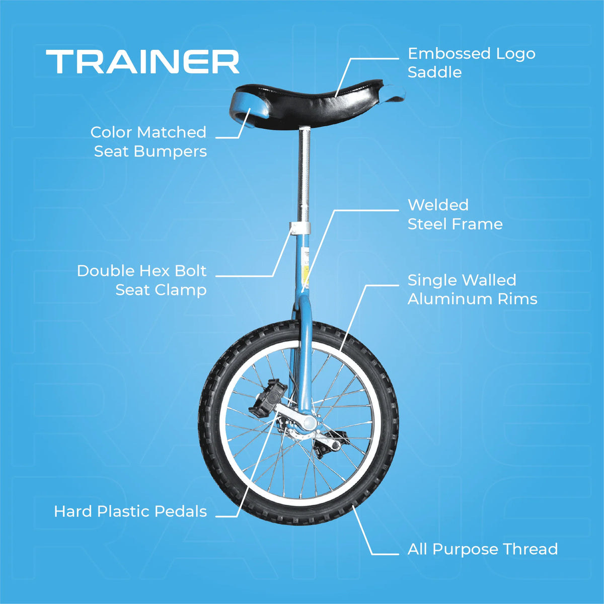 Black 18 Training Unicycle E72389