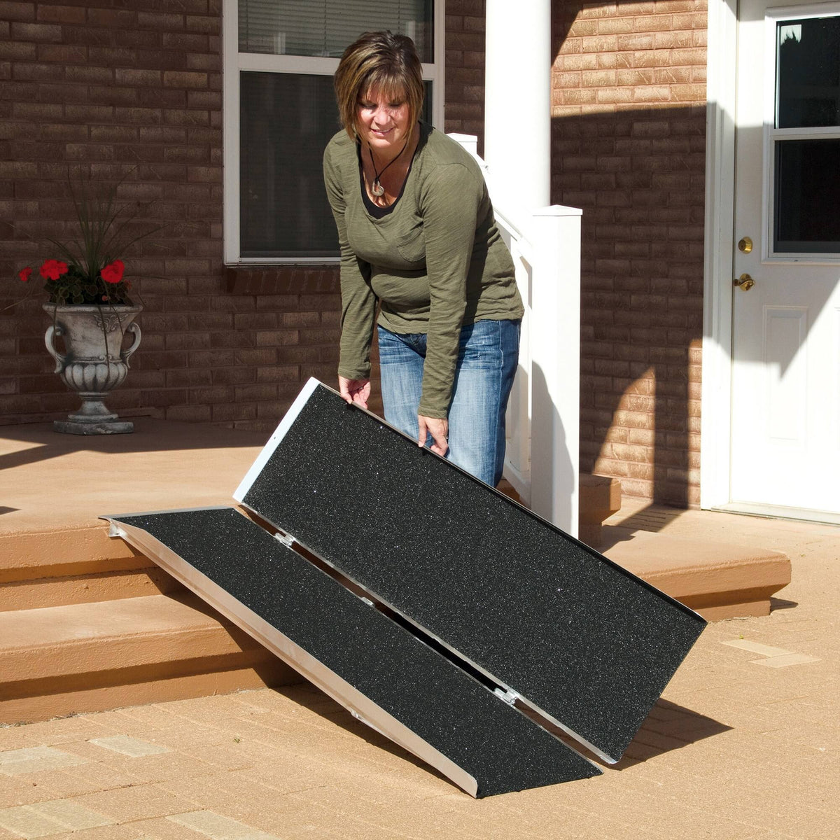 Portable Singlefold Ramp, 6 ft x 30 in W6494