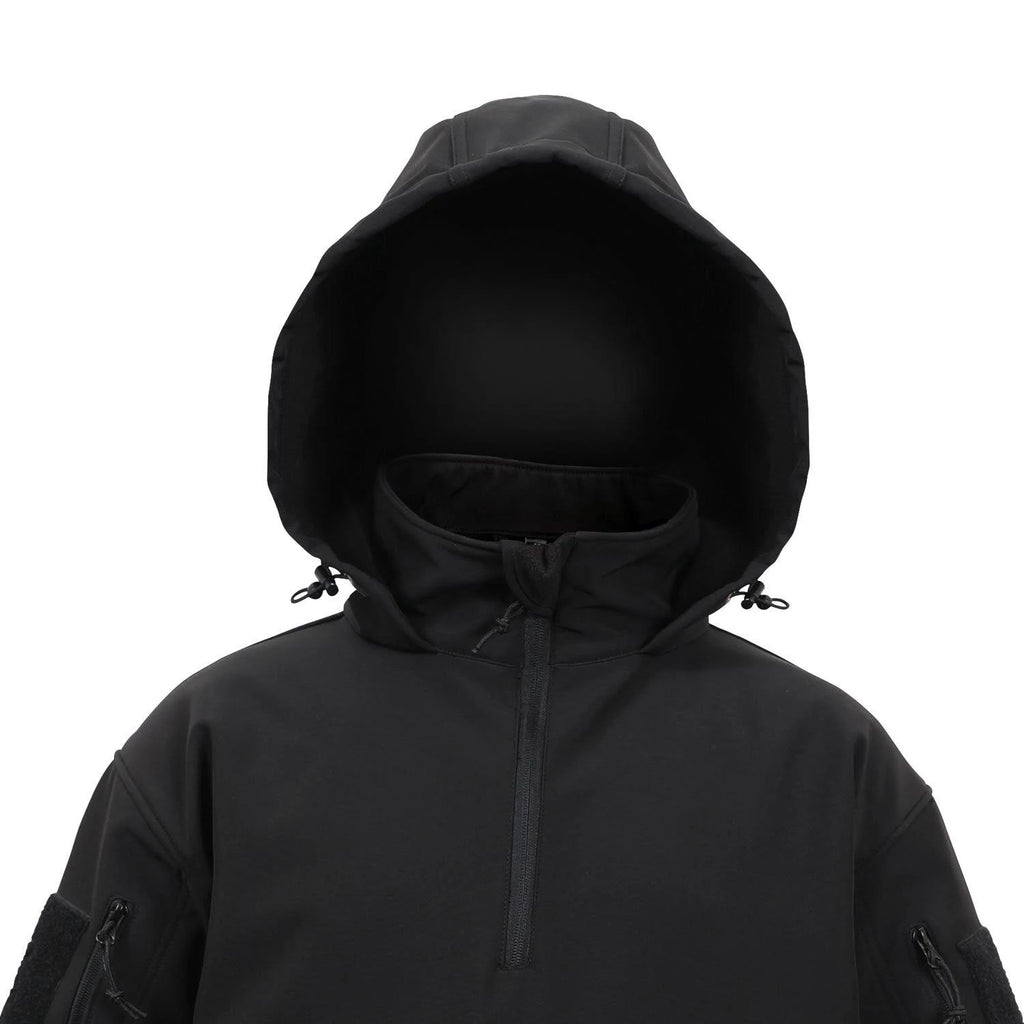 Black Soft Shell Anorak Y257387