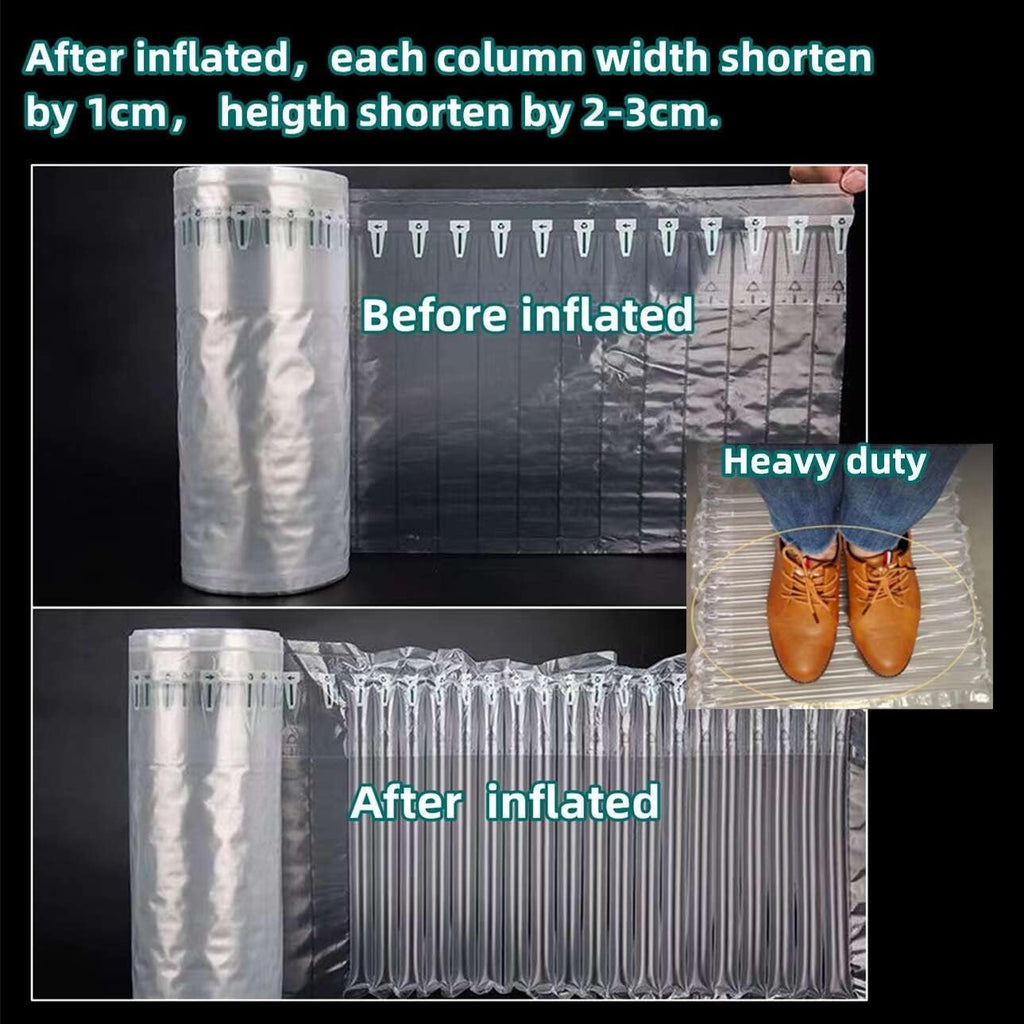 15.8inch x 164feet Inflatable Bubble Roll Packing Material R9186