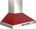 36 Wall Mount Range Hood 900 CFM Red H2679