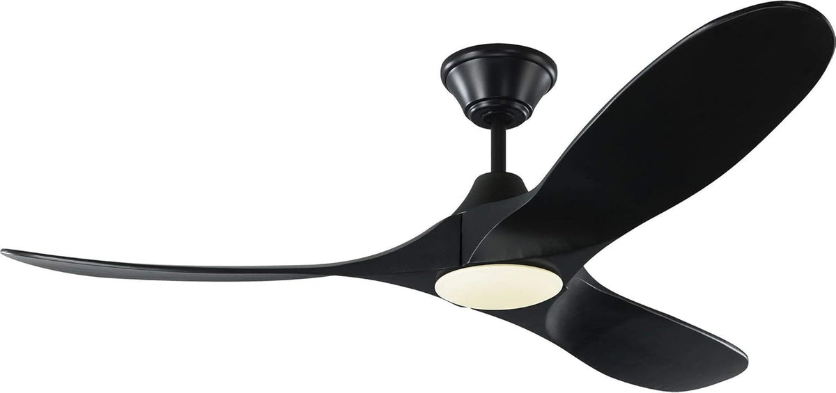 Brushed Steel 60 Ceiling Fan with LED Light and Remote Control O564