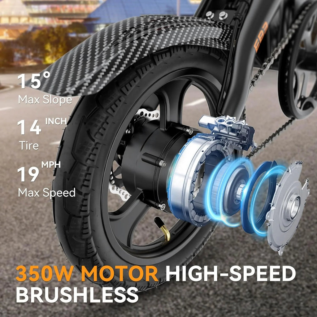 14 Folding Electric Bike with 350W Motor N1452