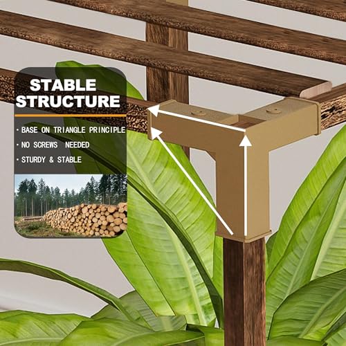 10 Tier Tall Corner Wood Plant Stand Shelf C239360