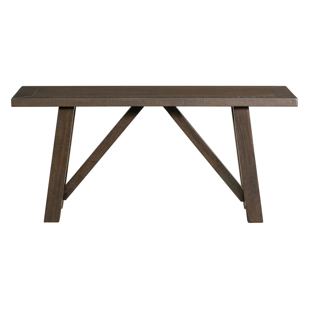 Rustic Gray Dining Bench R5376