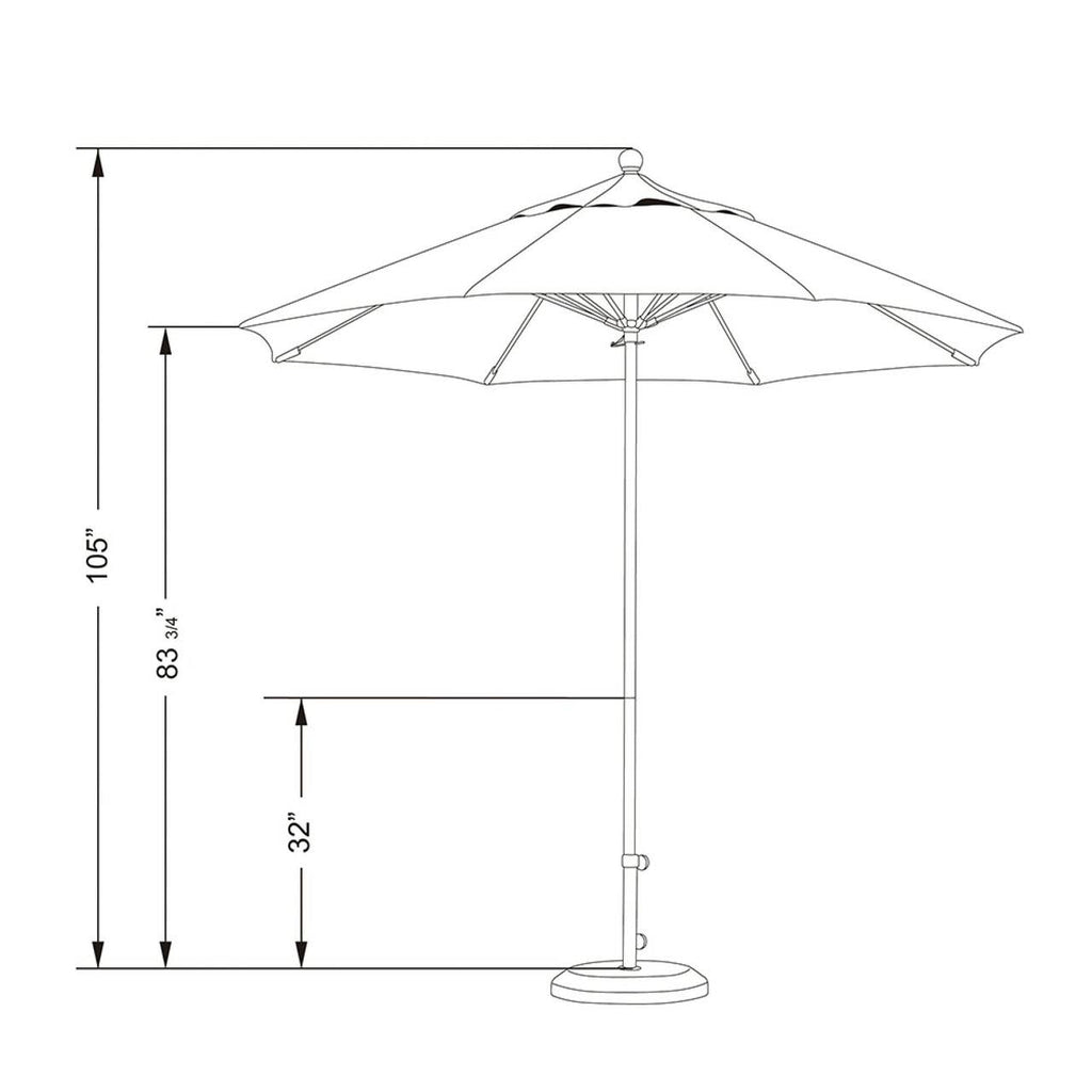 9 ft. Patio Umbrella N892106