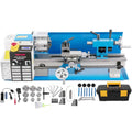 Mini Metal Lathe 7x14 Benchtop 550W Variable Speed Metal Lathe E21099