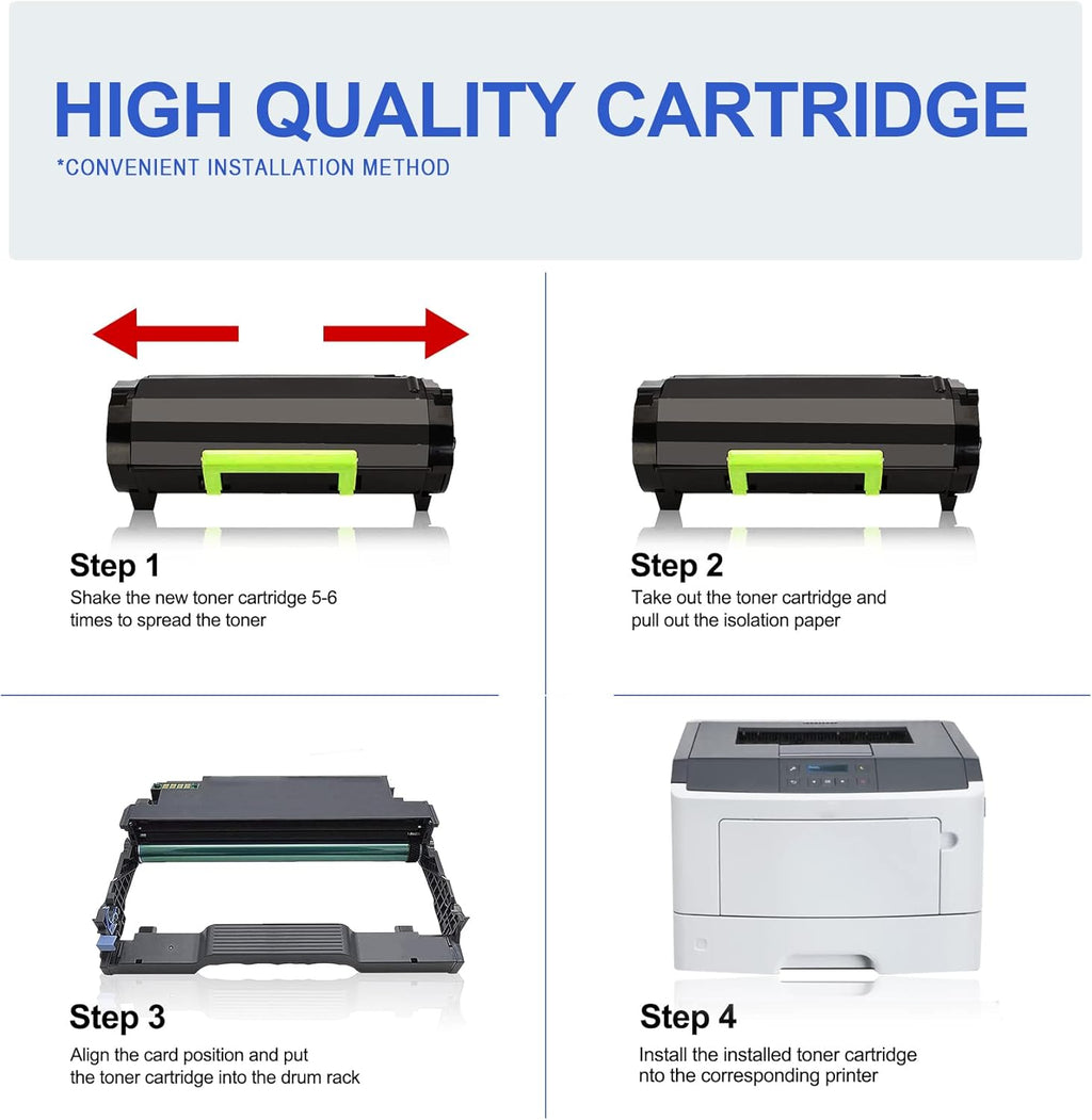 Compatible Remanufactured Toner Cartridge Replacement 3 Black U9431