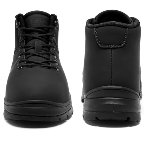 Mens Lightweight Water Resistant Mid Ankle Hiking Boots D8155