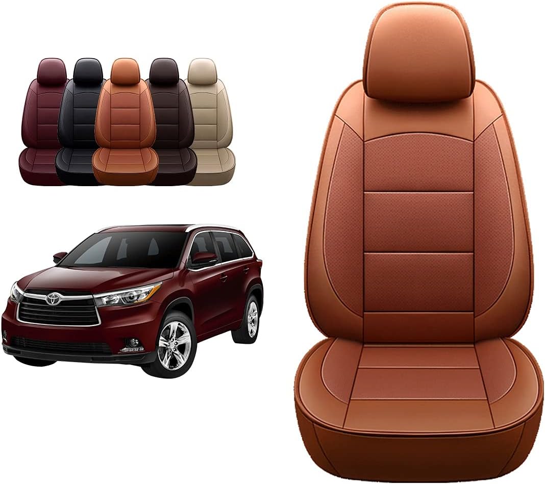 Black PU Leather Seat Cover for Highlander 40/60 Bench 2nd Row C1811