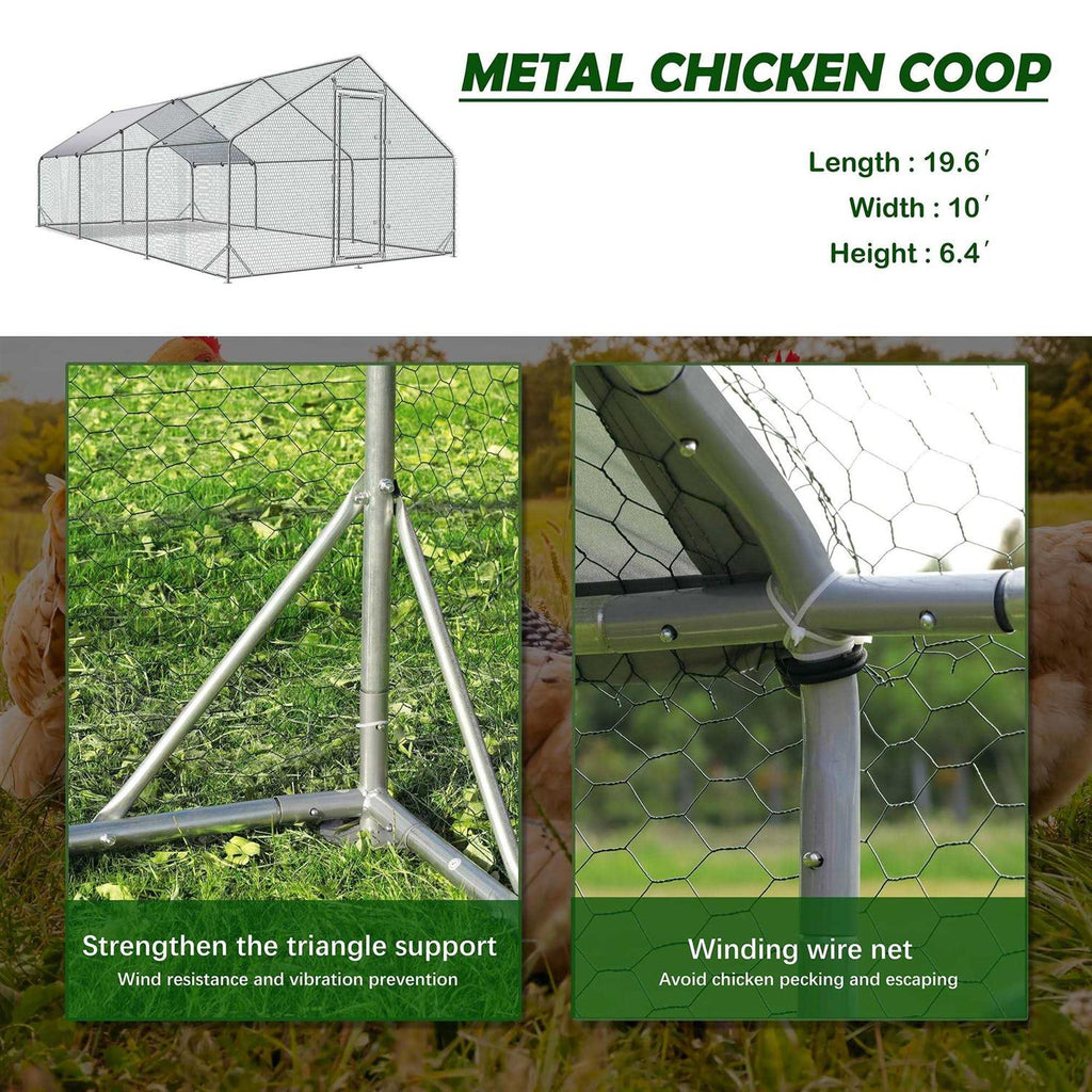 Large Metal Chicken Coop Wire Mesh Chicken Run V5010