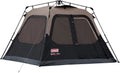6-Person Dark Room Dome Camping Tent with Screen Room R547348
