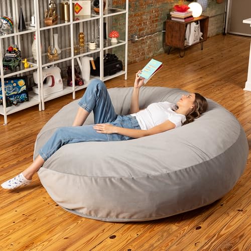 Charcoal Convertible Bean Bag Bed K63286