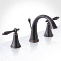 Oil Rubbed Bronze Widespread Bathroom Faucet A662