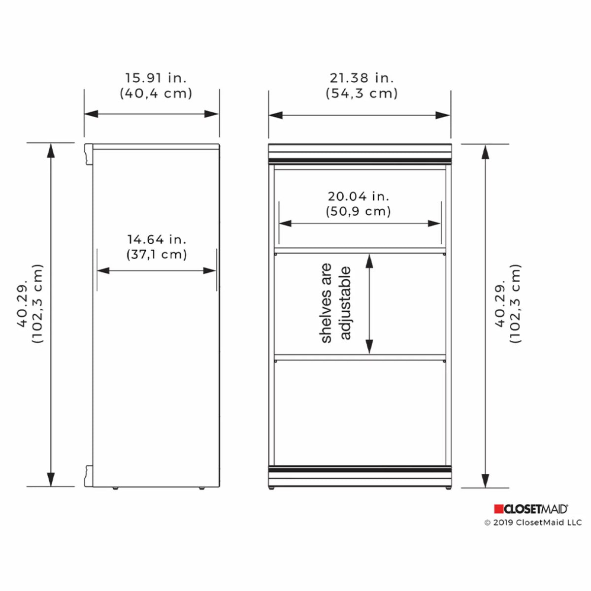 Stackable Closet Shelf Unit F211453