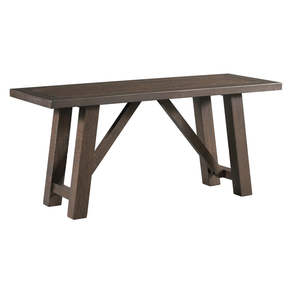 Rustic Gray Dining Bench R5376