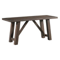Rustic Gray Dining Bench R5376