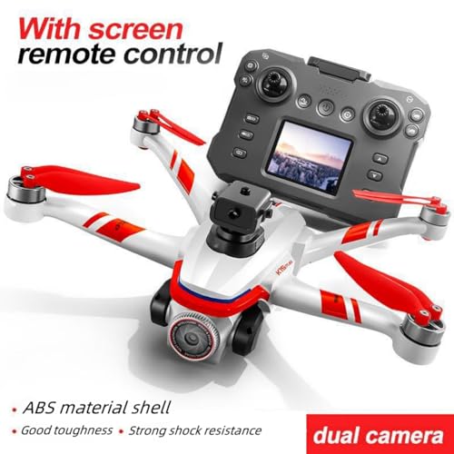 Kids Drone with Screen Display Remote Control, 1080P Dual Camera, LED Lights N695