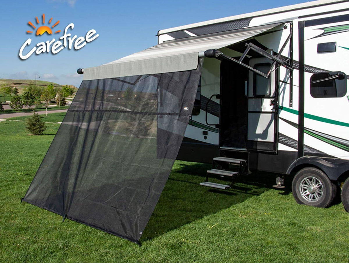 Black 15' x 9' Drop RV Awning J3250