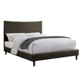 Wooden Eastern King Bed with Bookcase Headboard A821