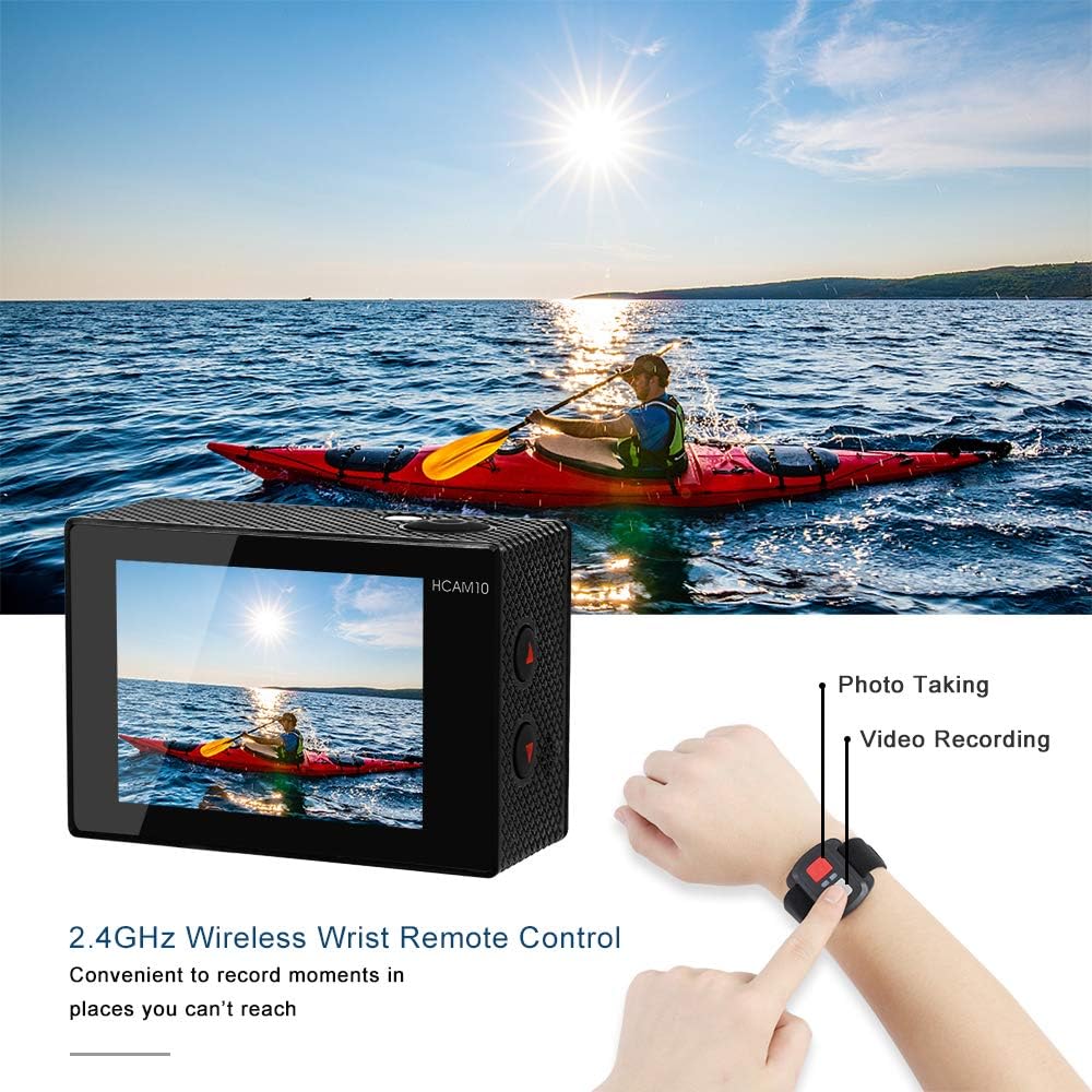 4K Waterproof Action Camera with Wide Angle Lens P77056