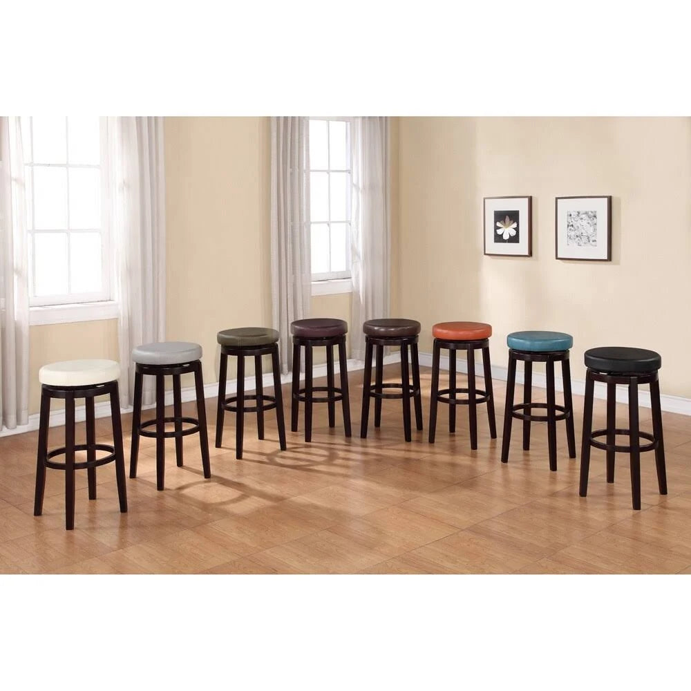 Red Swivel Bar Stool A55486