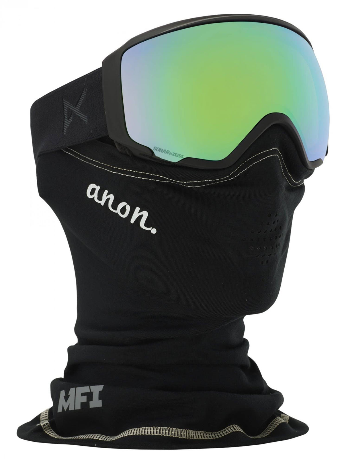 Sonar Green Ski Goggles L7488