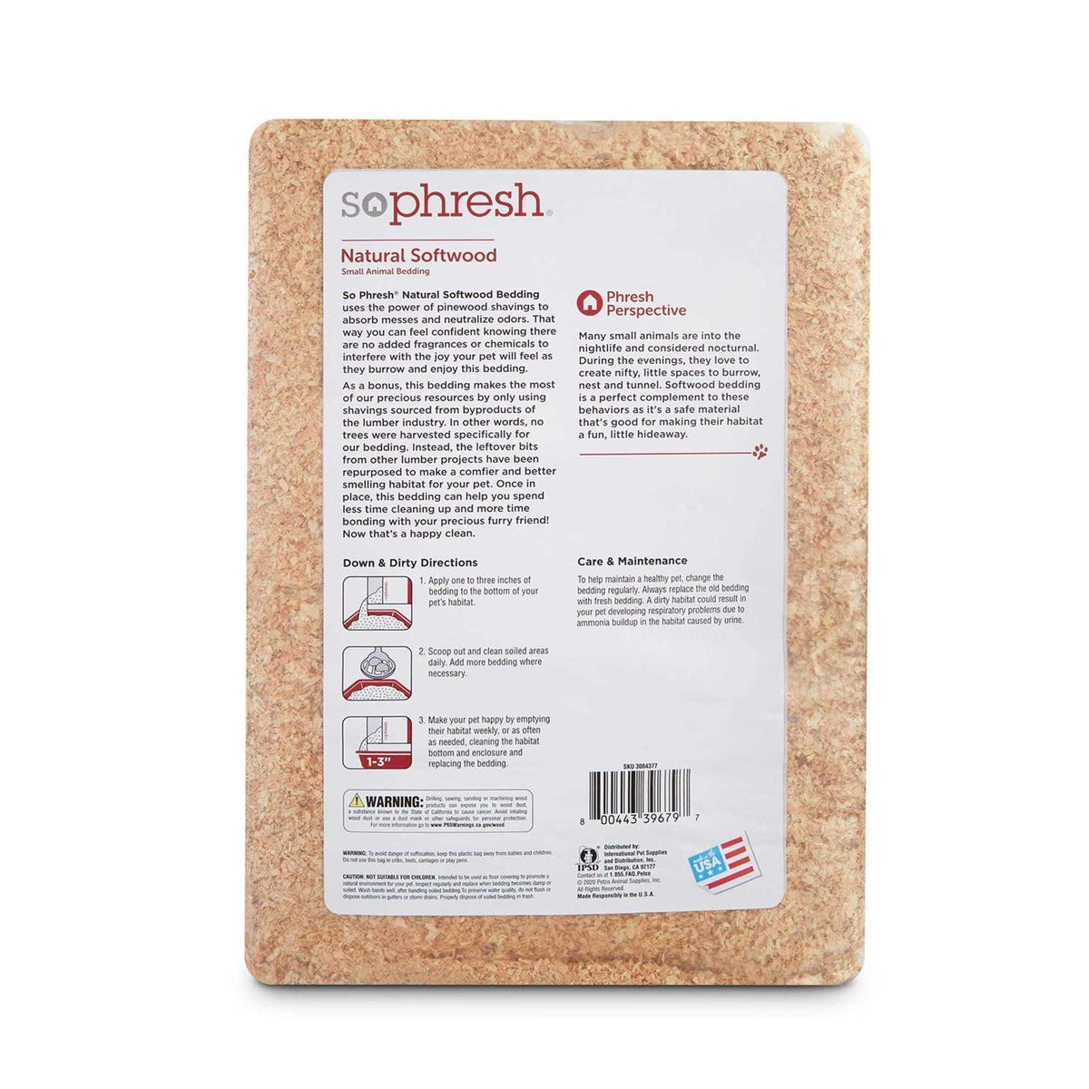 Natural Softwood Small Animal Bedding T17059