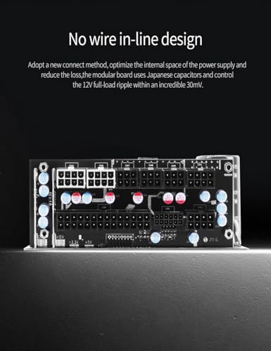 750W White 80 Plus Gold ATX 3.0 Power Supply E579