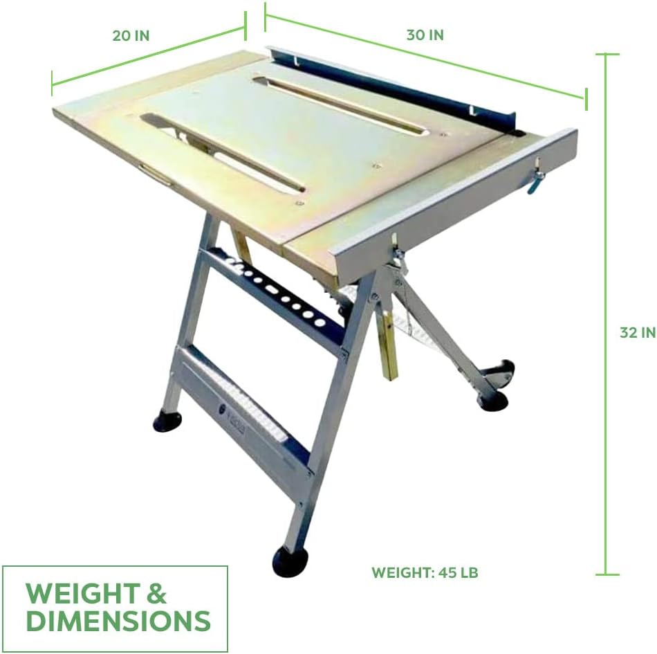 Portable Welding Table Adjustable Tilt Heavy Duty L27706