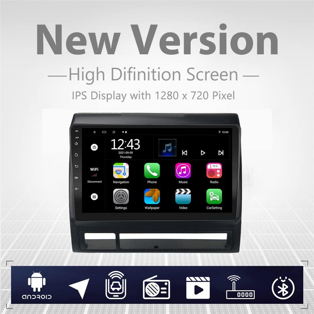 Android 11 Car Radio 9 inch Touch Screen Bluetooth USB Player F649675
