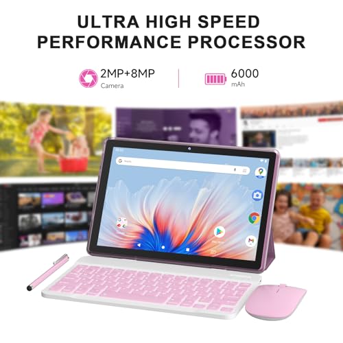 10" Android 15 Tablet 12 GB RAM 64GB ROM Black Z68808