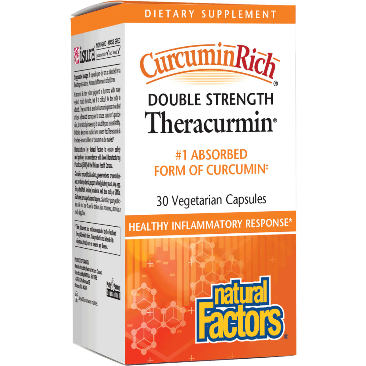 Double Strength Theracurmin 30 vegcaps I1035