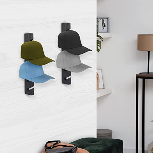 Gray Wooden Hat Rack (2 Pack) E7632
