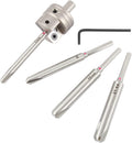 Pen Barrel Trimmer Kits with No-Sharpening Cutting Head, 7mm, 10mm Pen Mill Pilot Cutter Shafts, Pack of 2 H1831