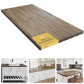Walnut Solid Wood Butcher Block Countertop, 3ft L x 25"W x 1.5in Thick W902