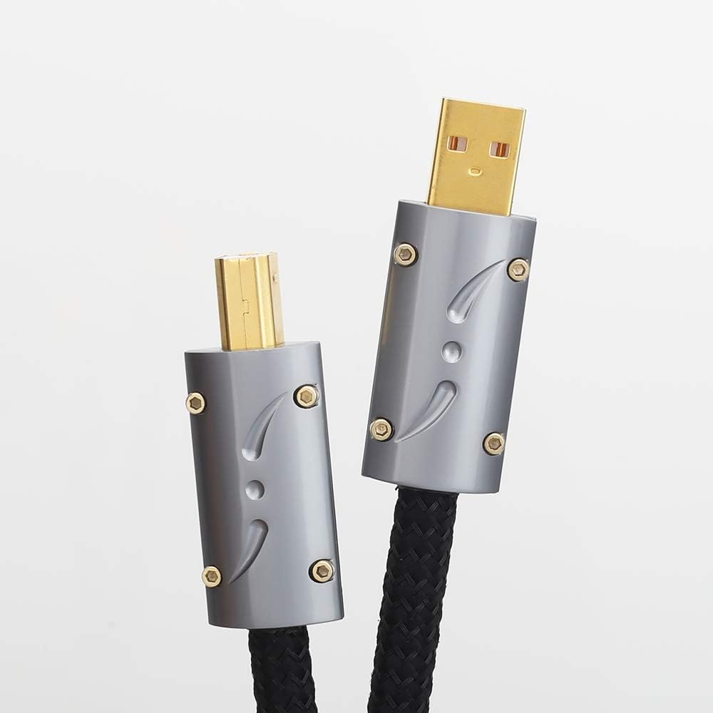 Silver Plated OFC USB Audio Cable 3.3FT/1M R7344