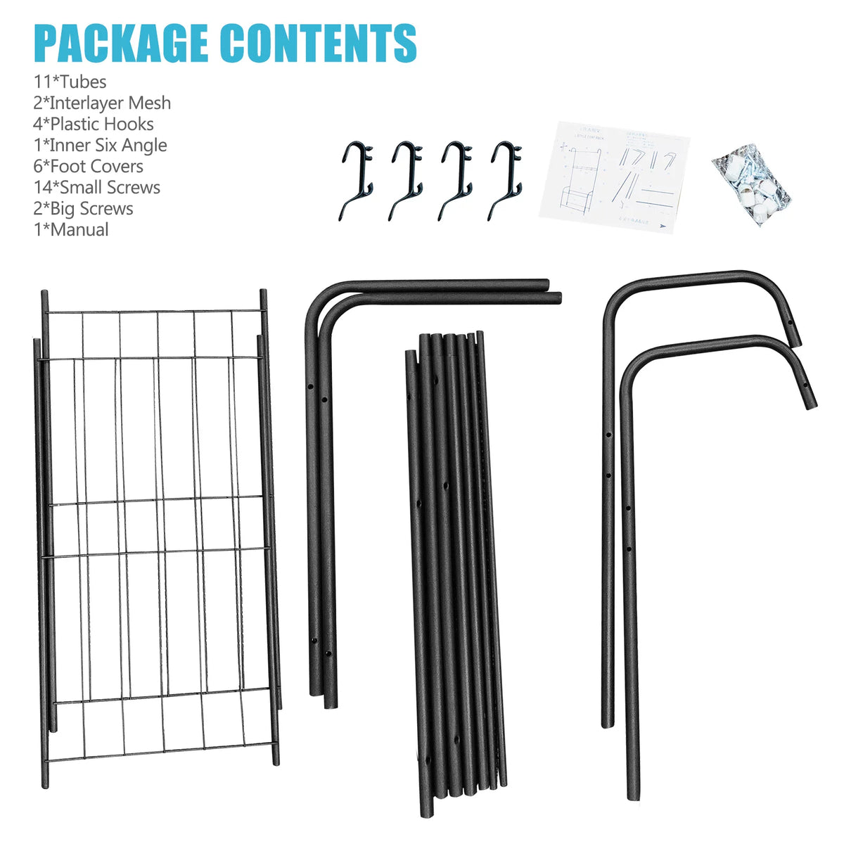 Metal Hall Tree Storage Organizer Shelf Clothes Stand Q346196