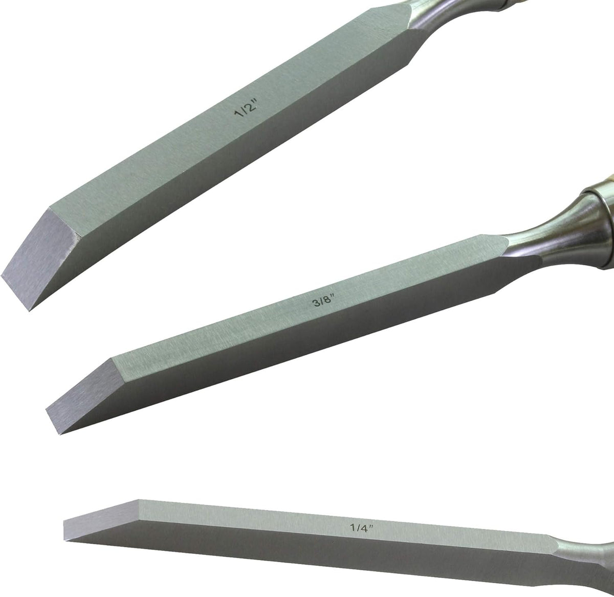 Wood Chisel Set Chrome-Vanadium Steel Set of 3 Q264