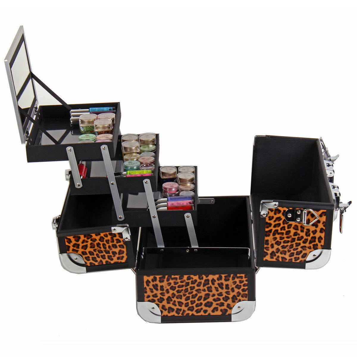 Leopards Texture Train Case N261