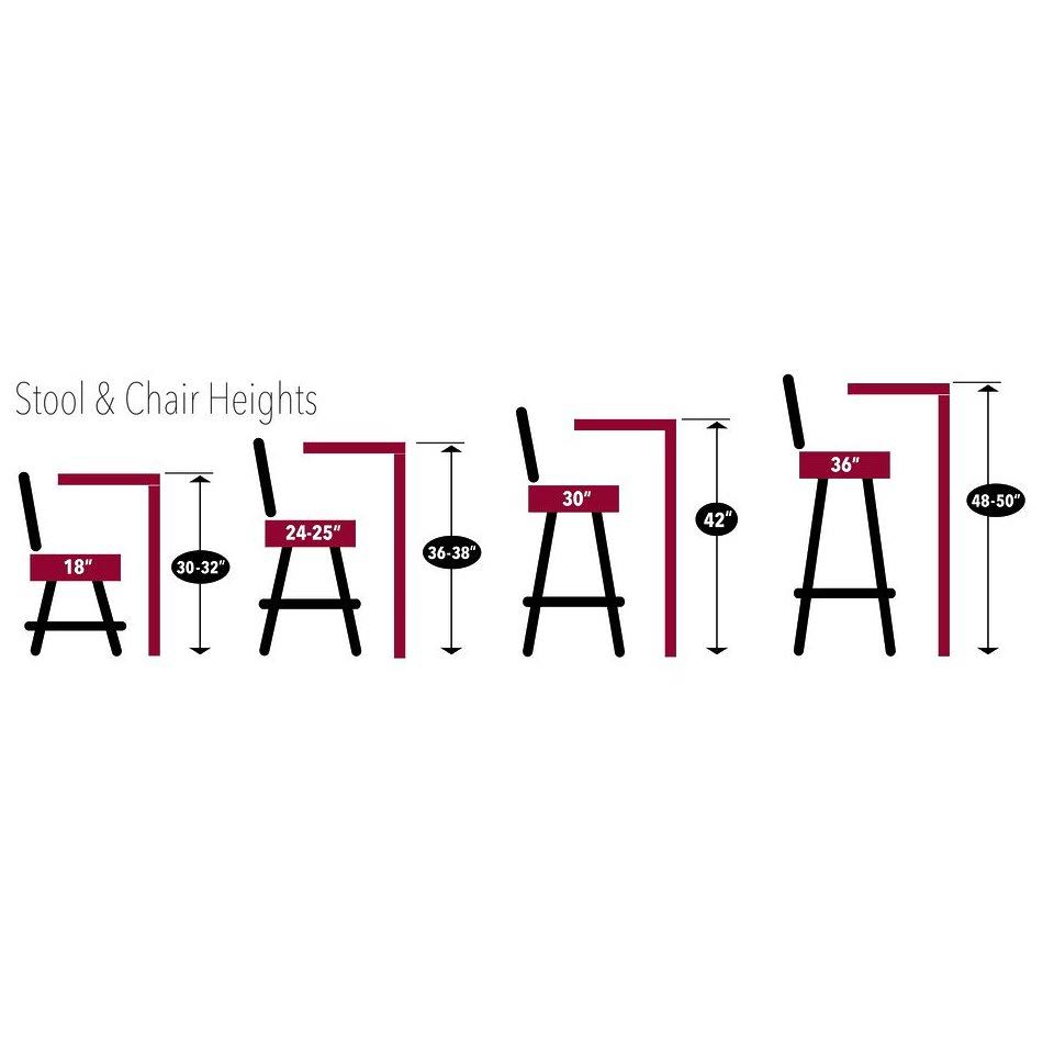 Chrome Pub Table 42 inch N791