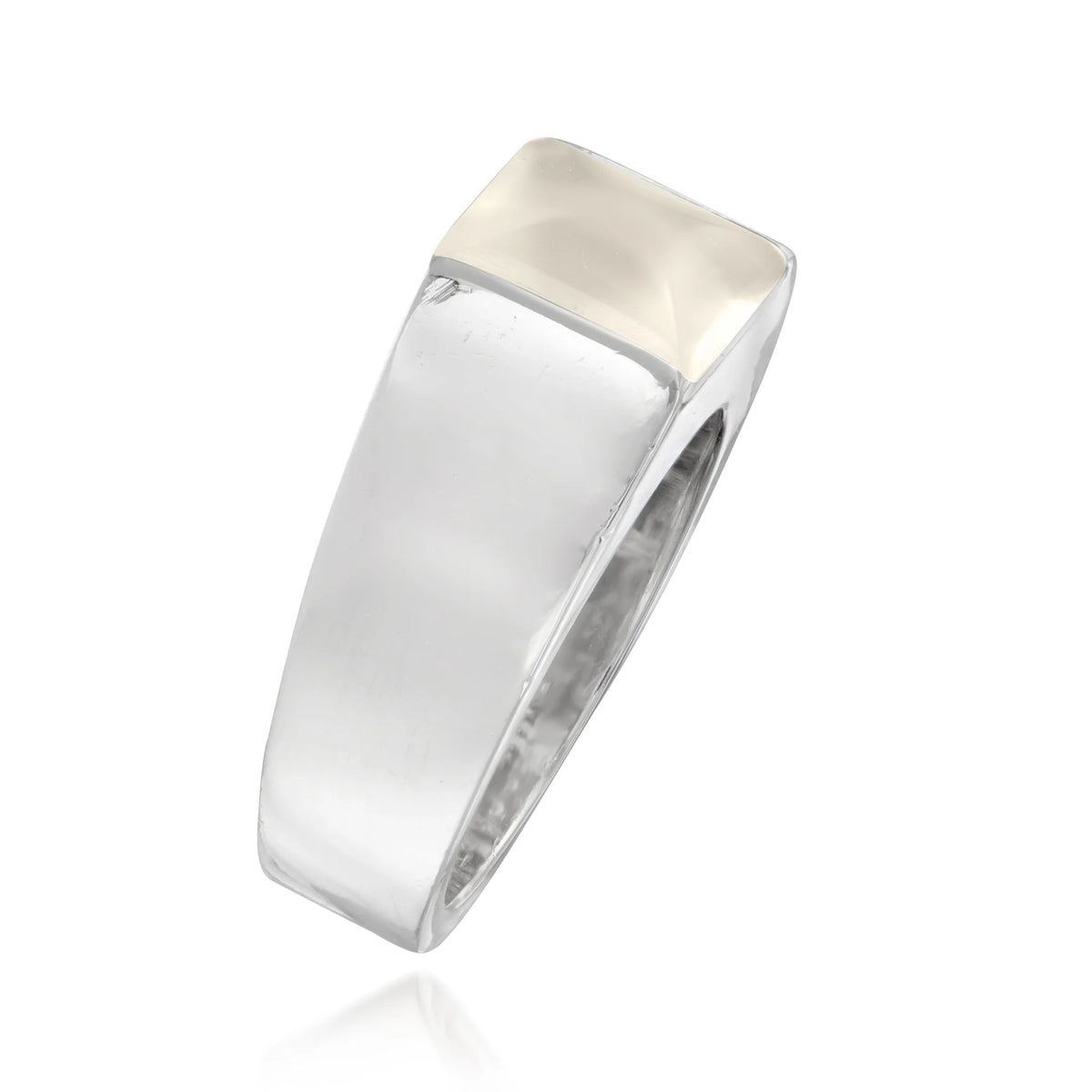 Vintage Cartier Moonstone Ring in 18kt White Gold A61700
